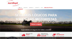 Desktop Screenshot of eurolloyd.es